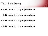 Abc Red Bar PowerPoint Template text slide design